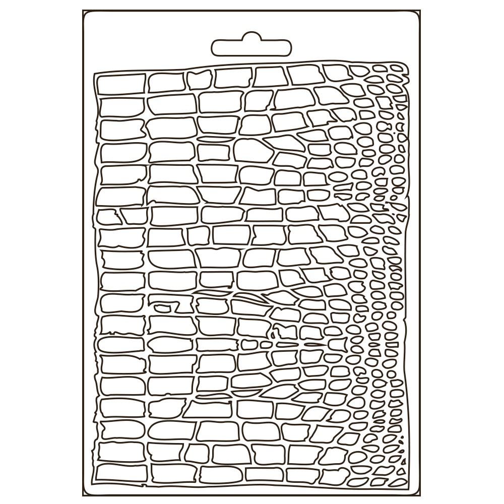 Stampo per modellare Savana Crocodile Pattern - Mondo Fai da Te