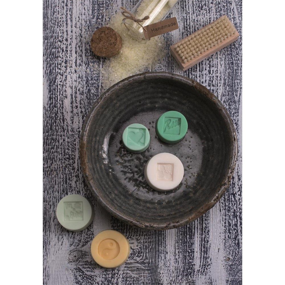 WANDIC - Stampo in silicone per sapone, 1 pezzo, per sapone a forma di fiore, in casa, per realizzare progetti fai da te