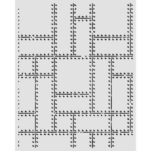 Stencil A new Beginning targhette metallo