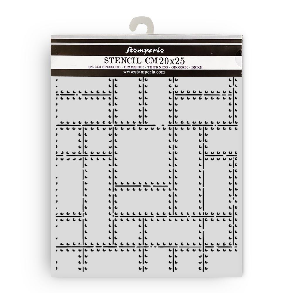 Stencil A new Beginning targhette metallo