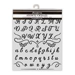 Stencil Alfabeto Calligraphy