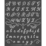 Stencil Alfabeto Calligraphy