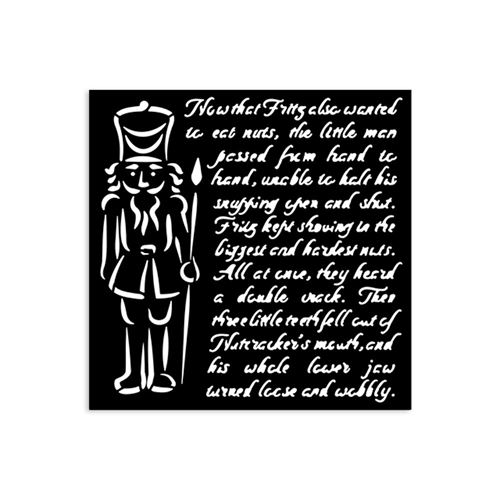 Stencil Alice in Christmas soldatini