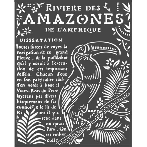 Stencil Amazonia Tucano