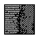 Stencil Around the world texture doppia
