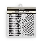 Stencil Around the world texture doppia