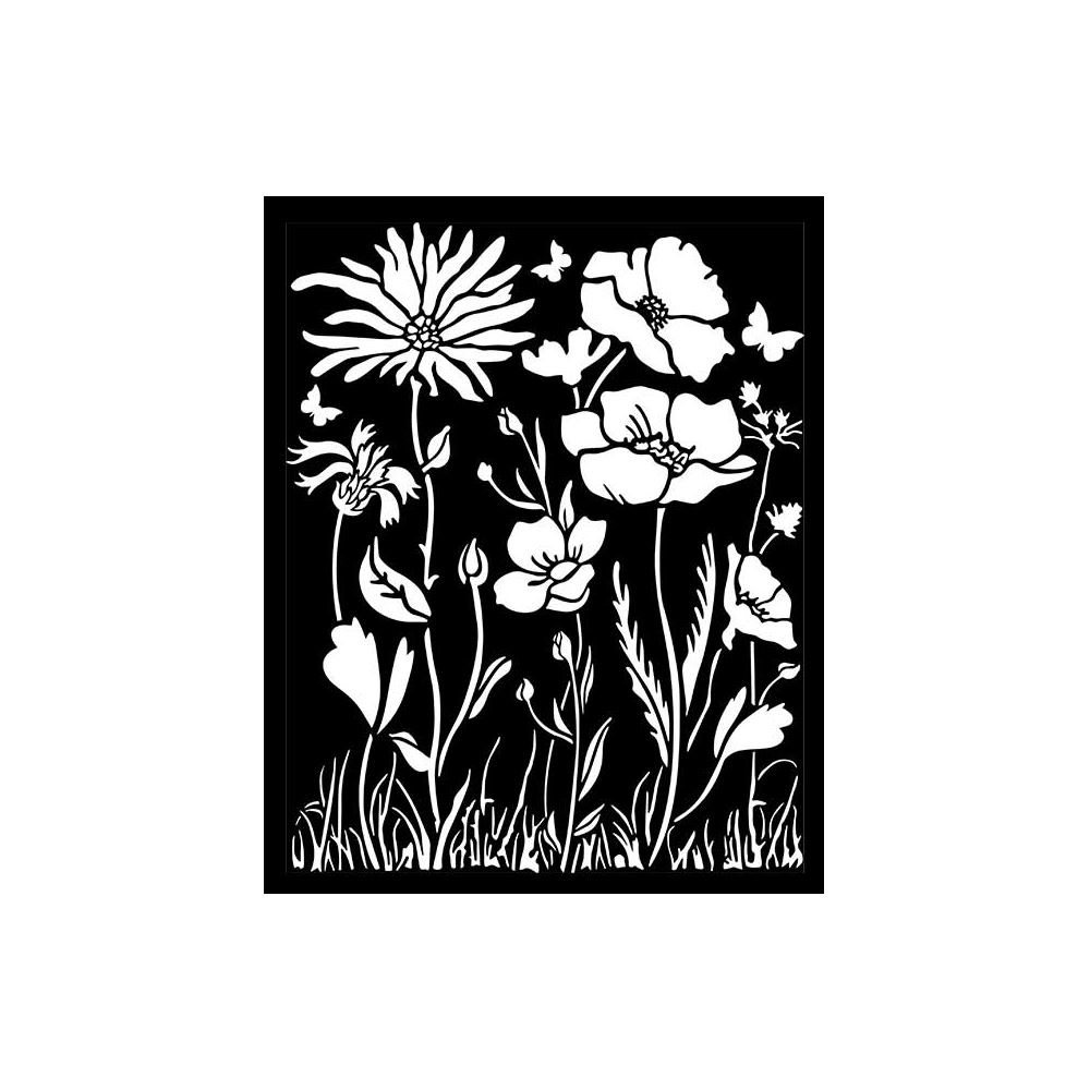 Stencil Atelier Papaveri e Fiori