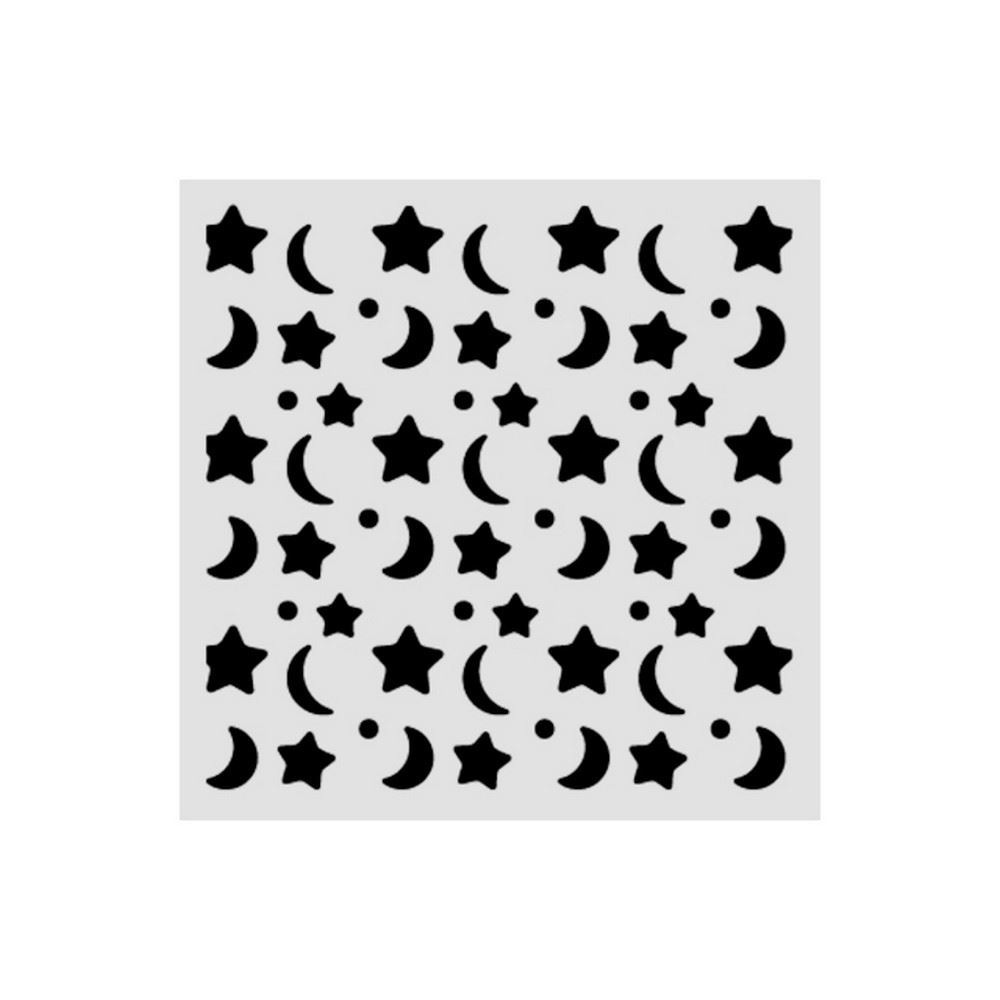 Stencil Baby sole e luna