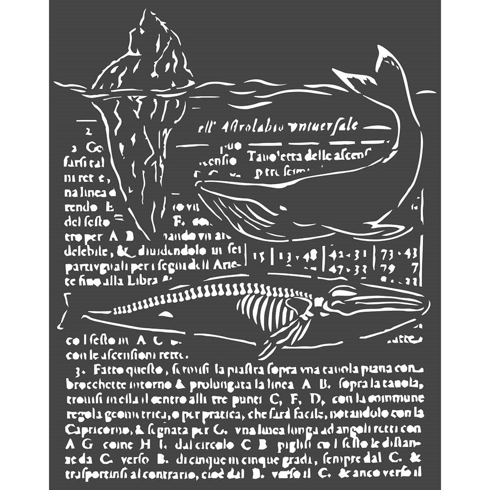 Stencil Balene