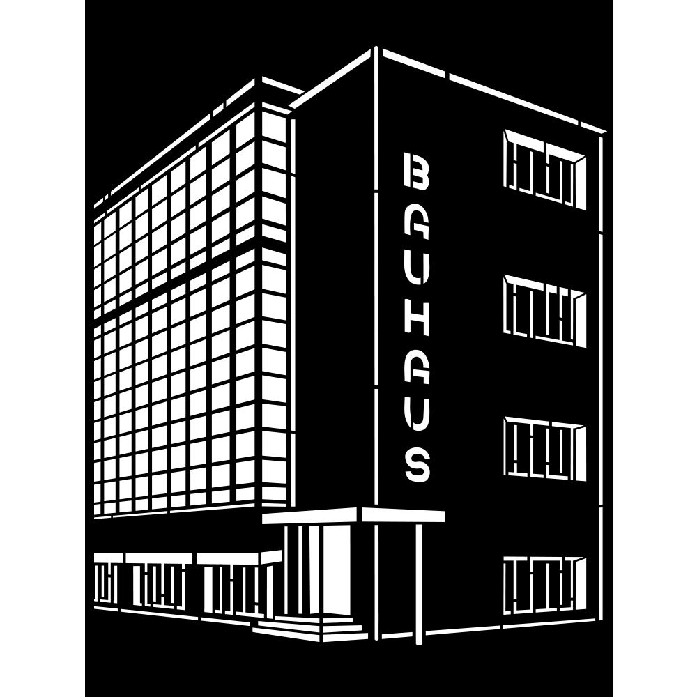 Stencil Bauhaus Palace