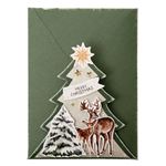 Stencil Busta con Albero di Natale