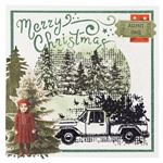 Stencil Christmas Post Grunge Collection