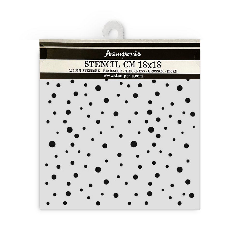 Stencil Classic Christmas texture pallini