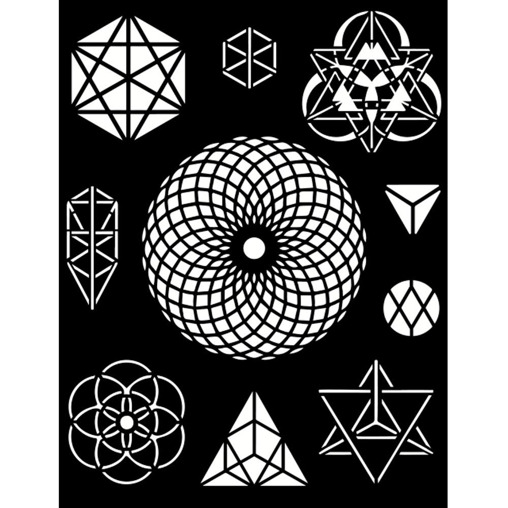 Stencil Cosmos Infinity Simboli