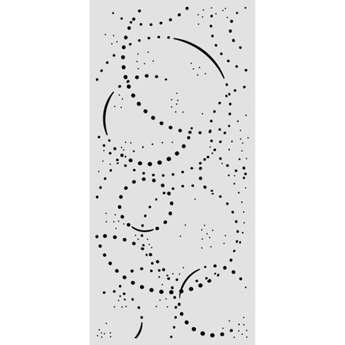 Stencil Cosmos New cerchi d'inchiostro