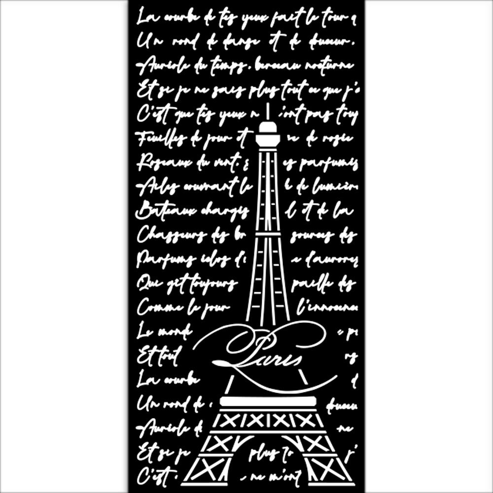 Stencil Create Happiness Oh lá lá Tour Eiffel