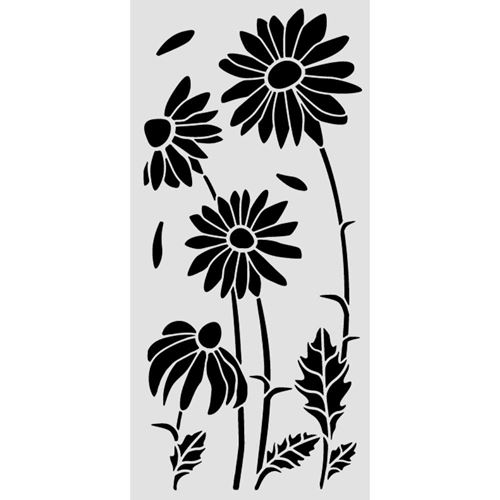 Stencil Daisy Art margherite