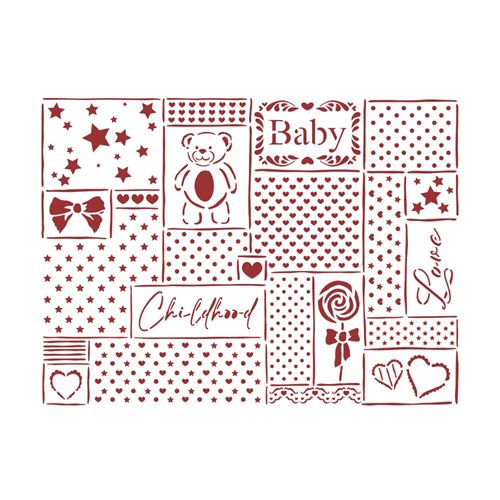 Stencil DayDream Patchwork