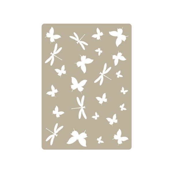 Stencil Deco Farfalle e Libellule