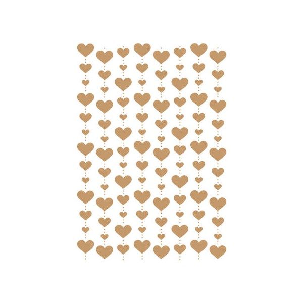 Stencil Deco Fondo Cuori