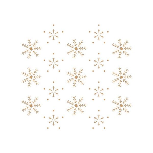 Stencil Deco Fondo Fiocchi di Neve