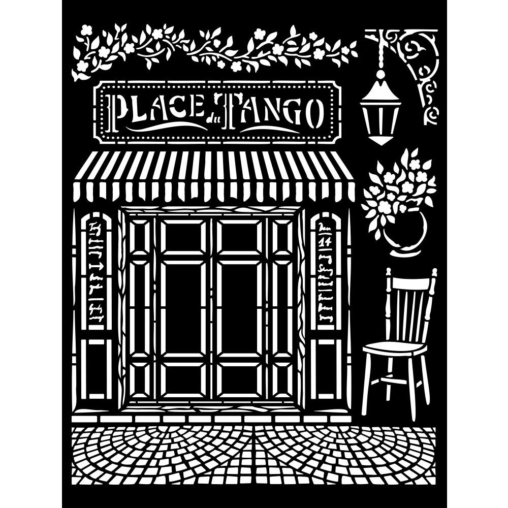 Stencil Desire Place Tango