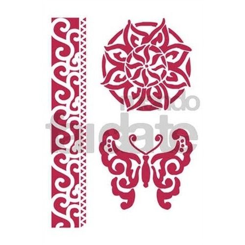 Stencil Farfalle e Bordure