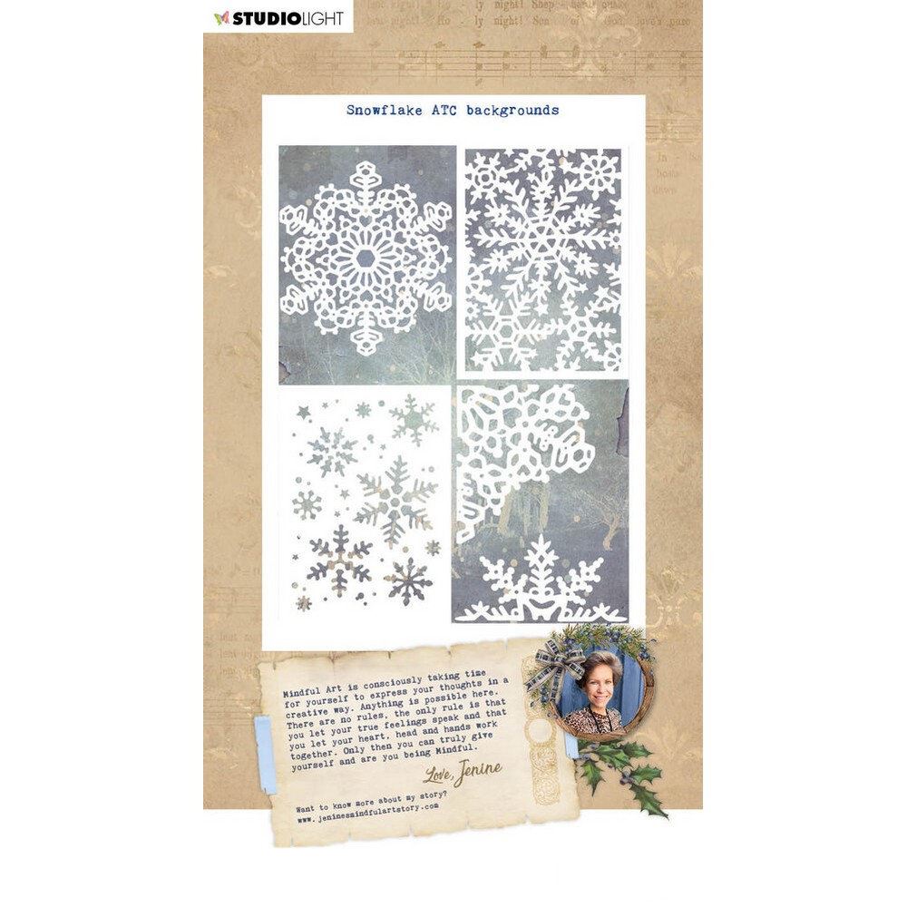 Stencil Per Torte Fai Da Te: Forme Fiocco Di Neve E Fiore, Plastica Alimentare, Decorazioni Pasticceria - 2