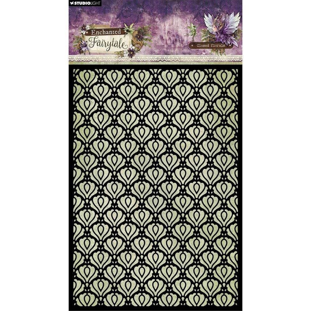 Stencil Fiori Chiusi Enchanted Fairytale