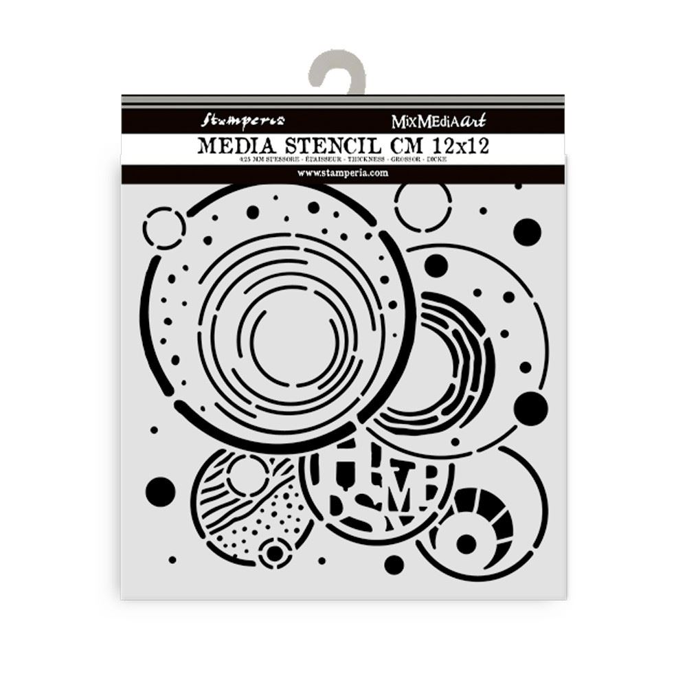 Stencil Furry Friends cerchi vibranti