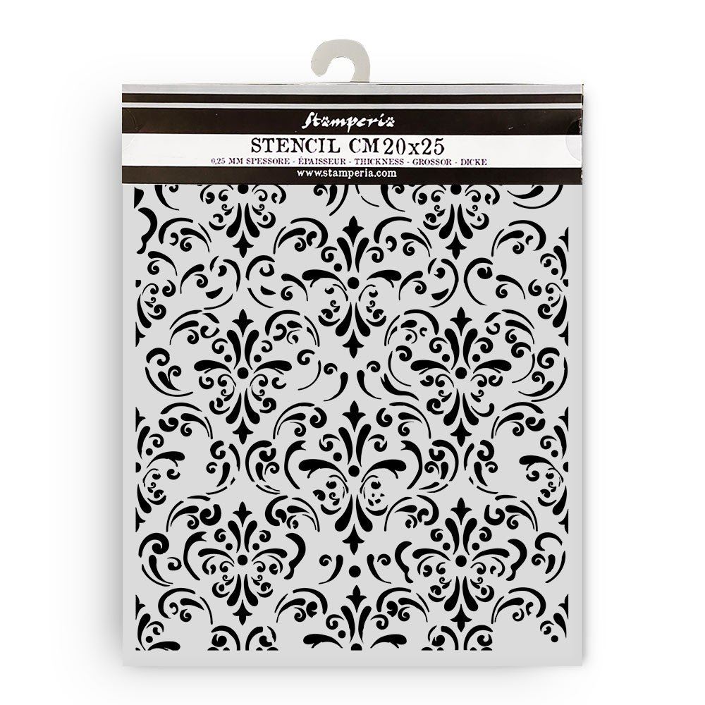 Stencil Gardens of Time tappezzeria