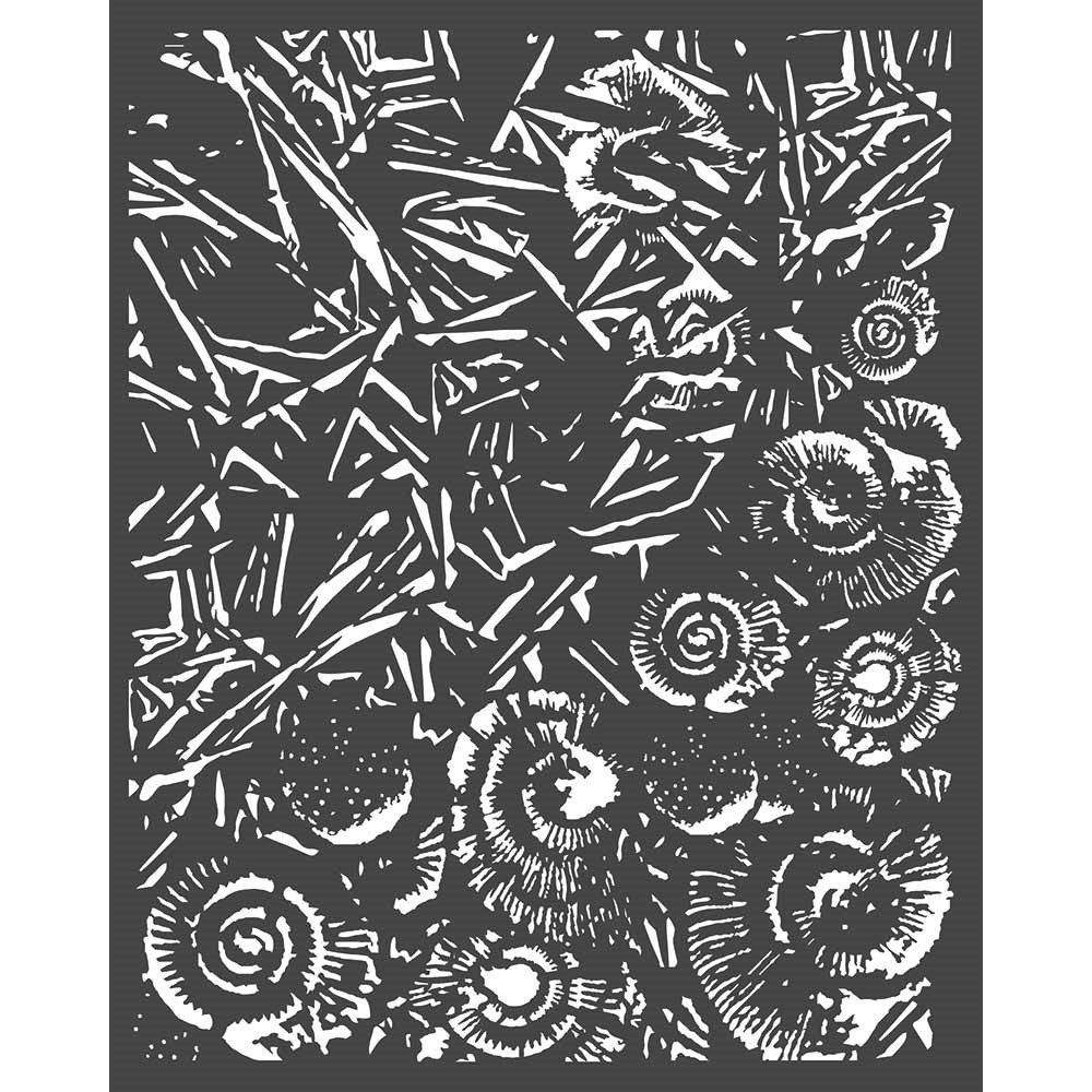 Stencil Ghiaccio e Conchiglie Mondo Fai da Te