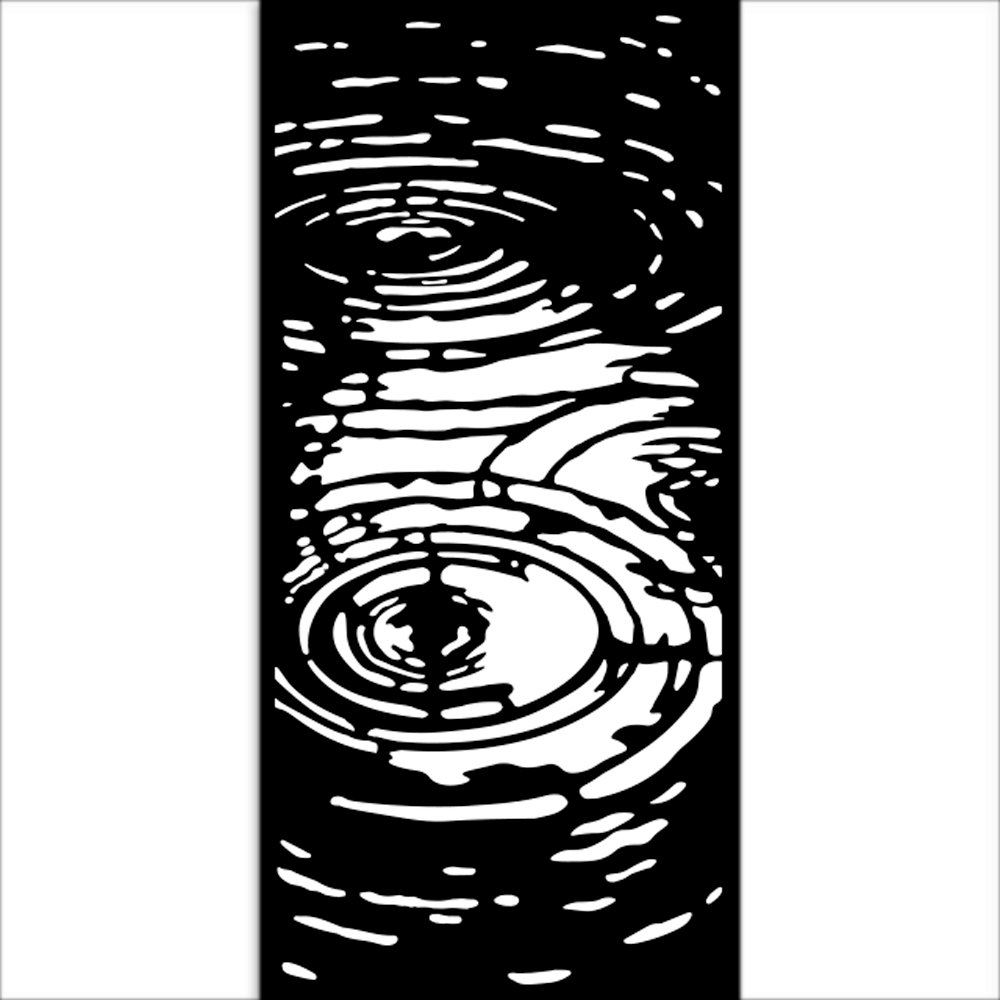 Stencil Herbarium Silvae sfondo acqua