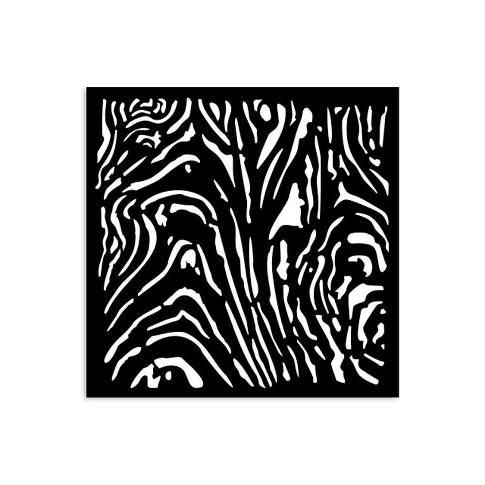 Stencil Hidden Grove effetto legno