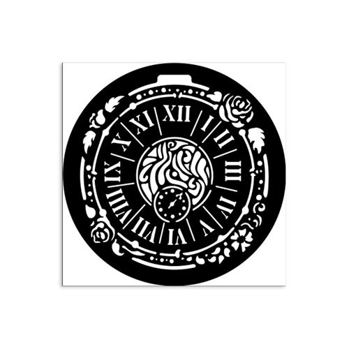 Stencil House of Roses orologio