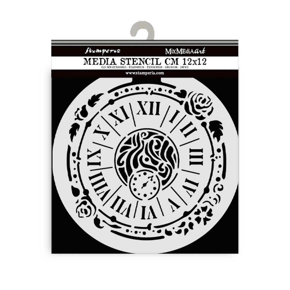 Stencil House of Roses orologio