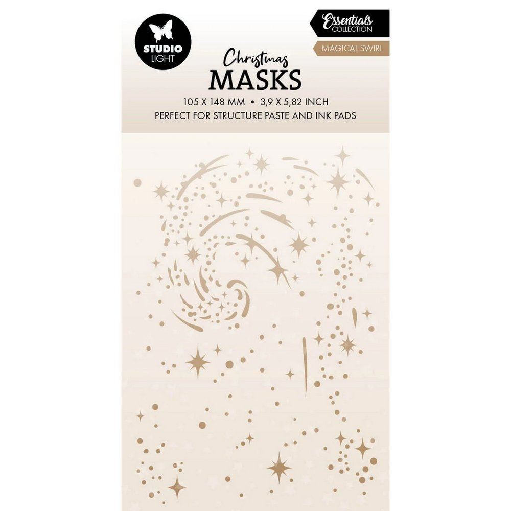 Stencil Magical Swirl