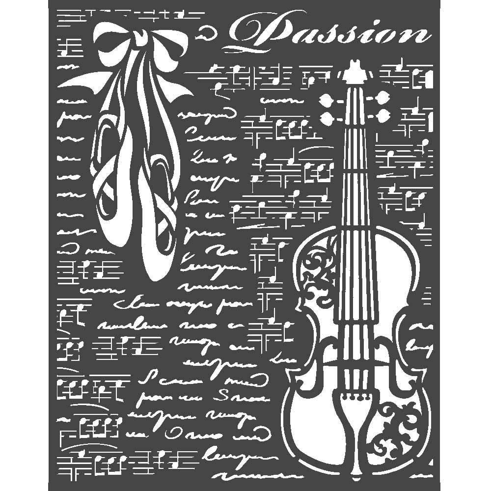Stencil Passion Violino 