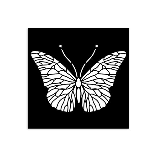 Stencil Quiet Days farfalla