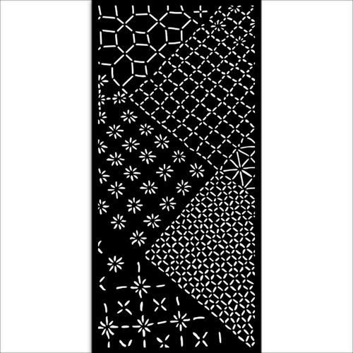 Stencil Quiet Days piastrelle miste