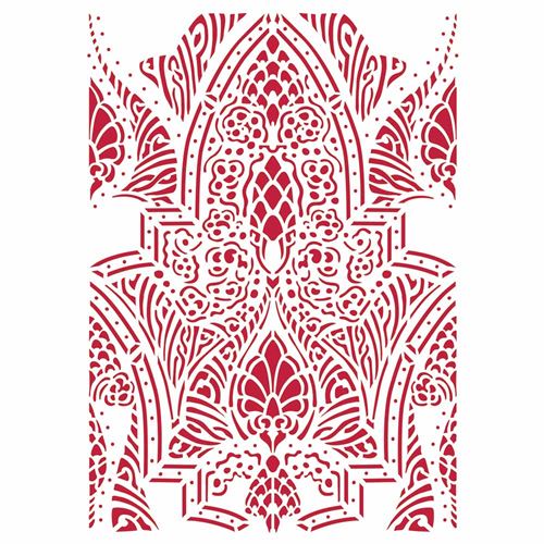 Stencil Romantic Horses sella