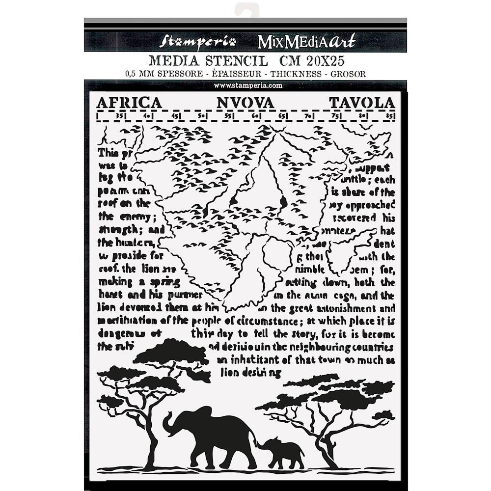 Stencil Savana Africa