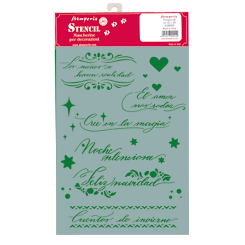 Stencil Scritte Spagnole