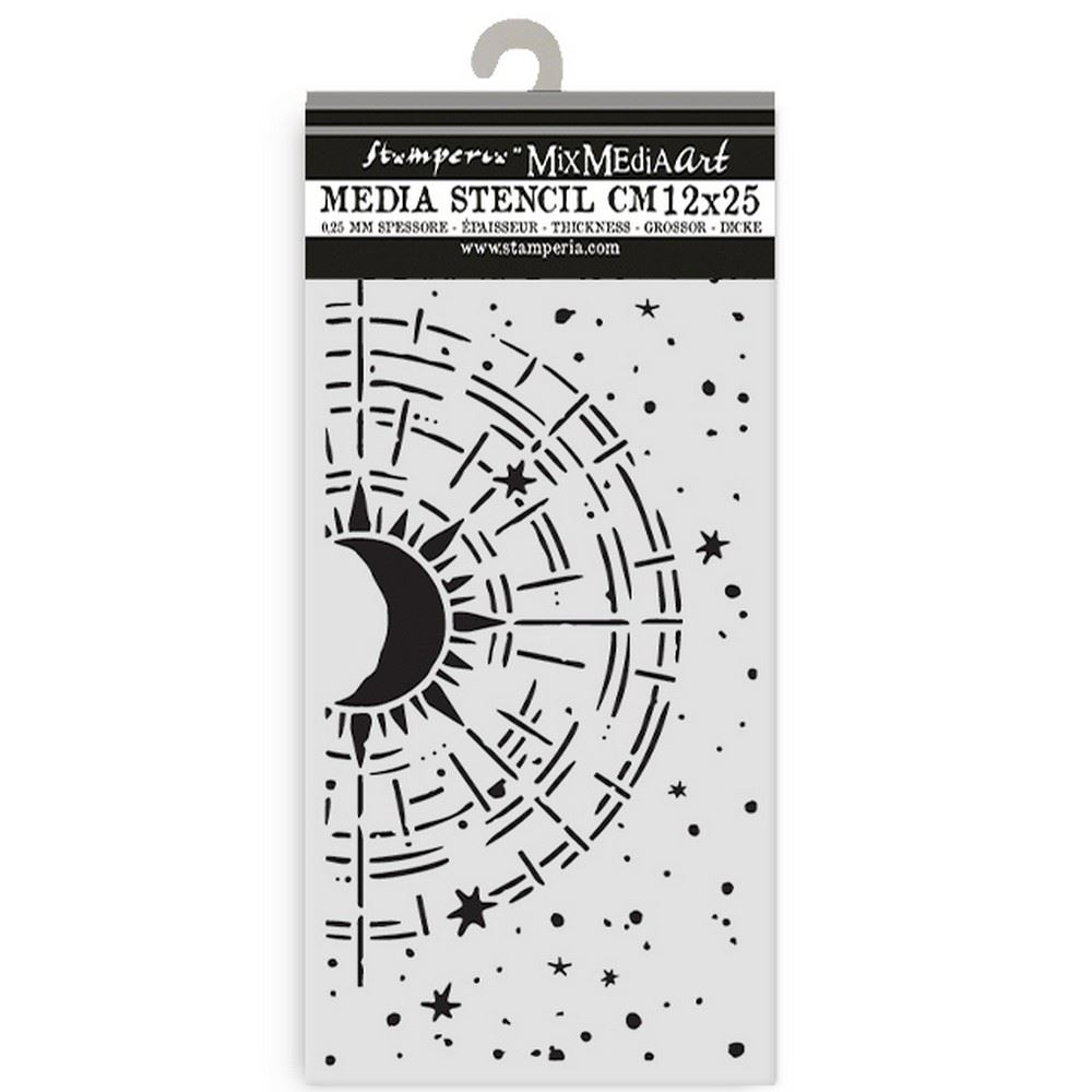 Stencil Secret Diary bussola cosmica