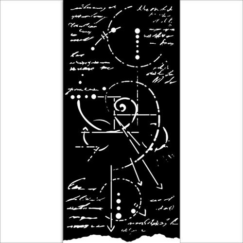 Stencil Silent Sea Fossili