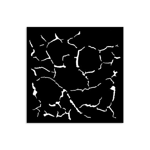 Stencil Silent Sea effetto Cracklé