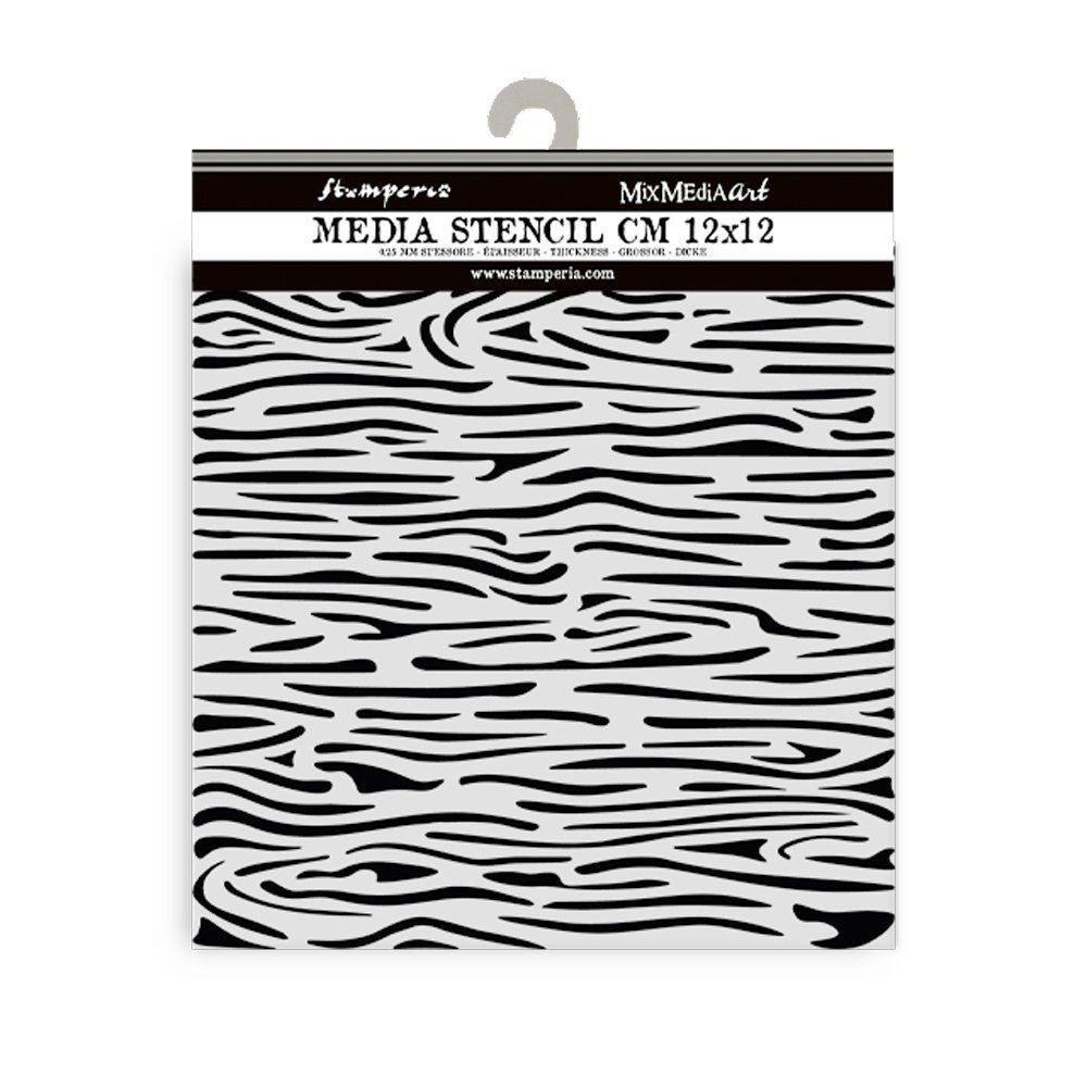 Stencil Silent Sea effetto legno