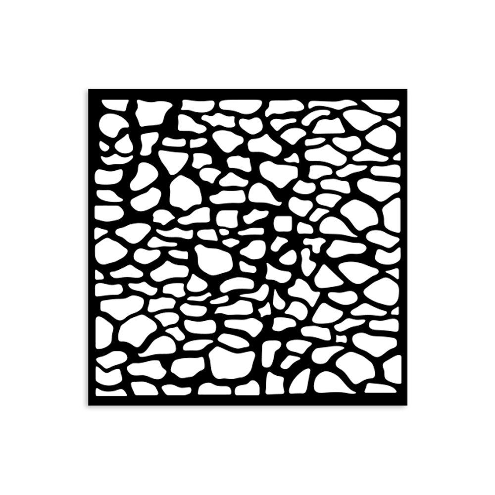 Stencil Silent Sea effetto pietra
