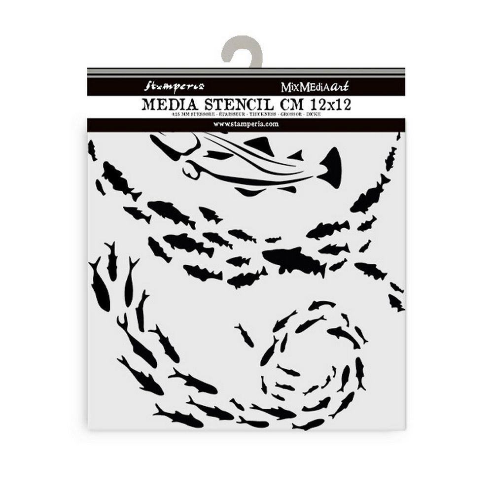 Stencil Silent Sea pesci