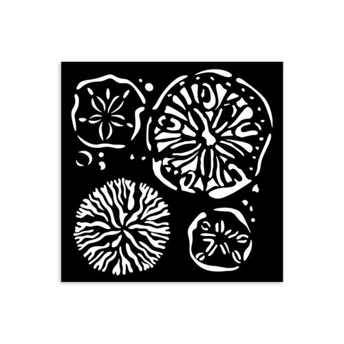 Stencil Silent Sea spugne marine